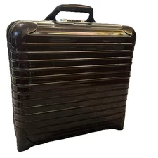RIMOWA SALSA DELUXE Carry-On Luggage 2-Wheel Brown Lock Made In Canada RARE