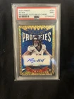 Bo Nix Topps Prodigies Rc Auto Mint Psa 9 Blue Checkerboard 79/99