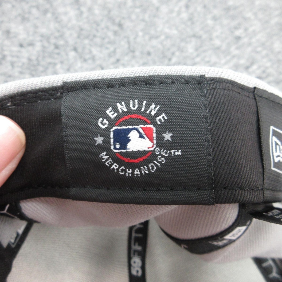 Casquette New York Yankees 59FIFTY - Gris Et Noir Taille 7 3/8 (New Era)
