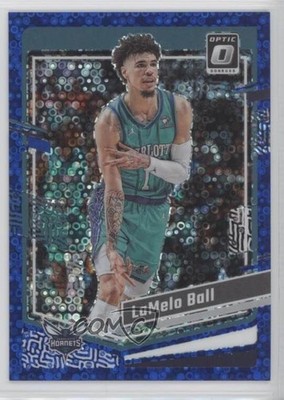 2023-24 Panini Donruss Optic Fast Break Blue Prizm 8/49 LaMelo Ball #29 02v3