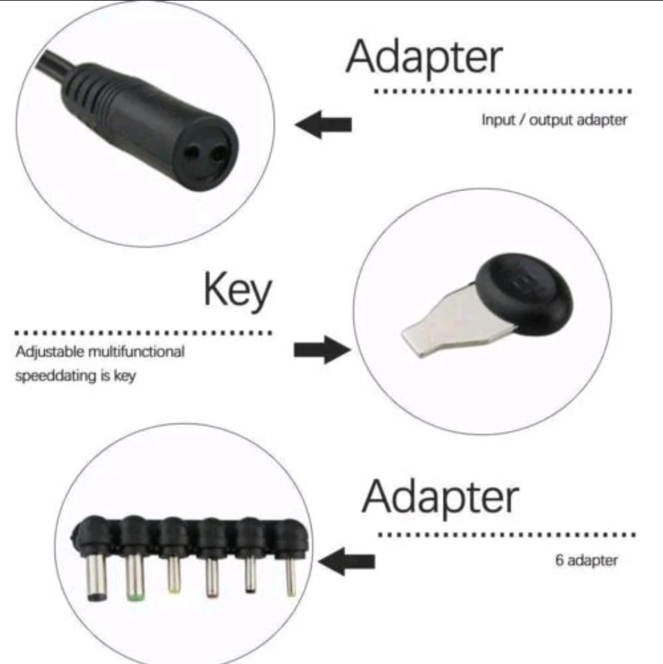 30W Universal Netzteil 3000mA 3V/4.5V//6V/7.5V/9V/12V Ladegerät Adapter Stecker - Bild 4 von 4