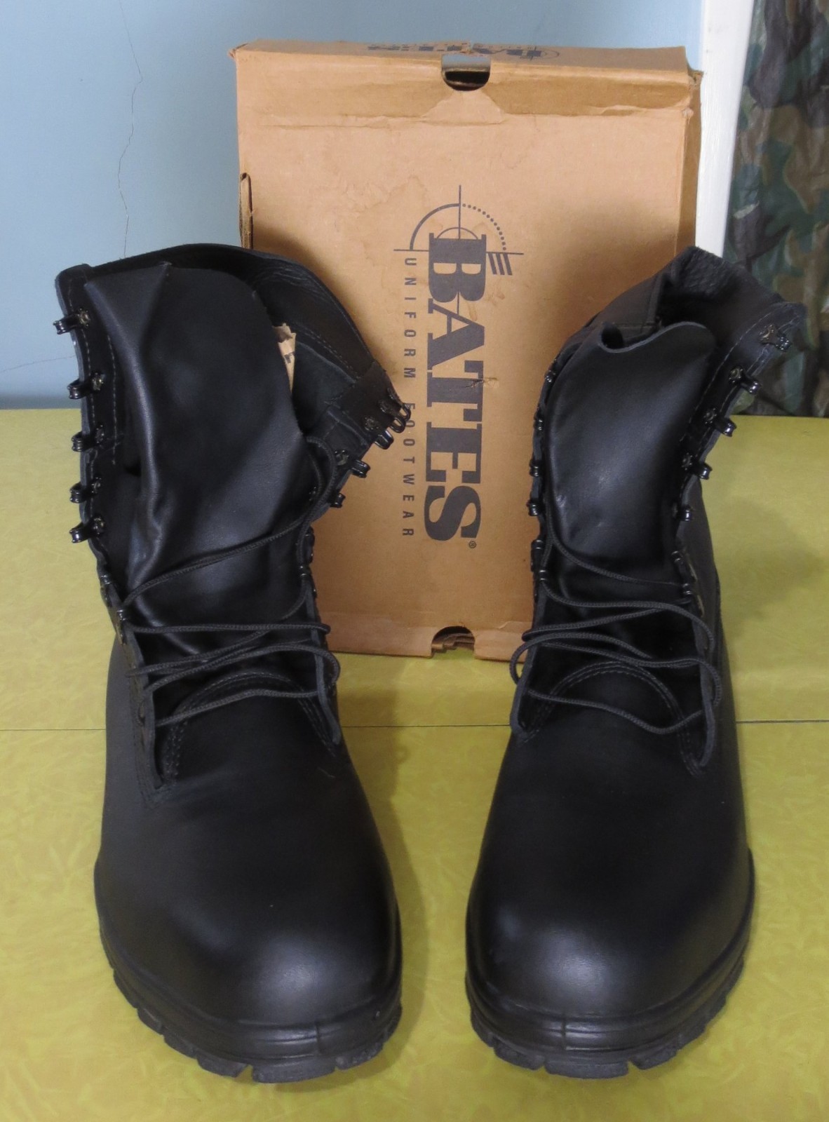 BATES 1621 9" US Navy DuraShocks Steel Toe Boot-VIBRAM Sole-