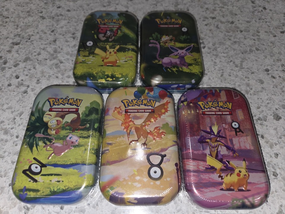 Pokémon 30th Anniversary Mini Tins LOT OF 5 FACTORY SEALED SHIPS TODAY ...