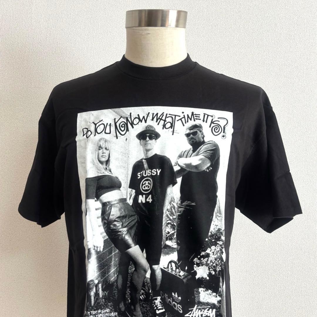 Stussy photo print T-shirt dead stock black L with tag rare thumbnail 7