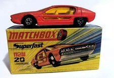 Matchbox Superfast No.20 Lamborghini Marzal 1969 Pat App Box England