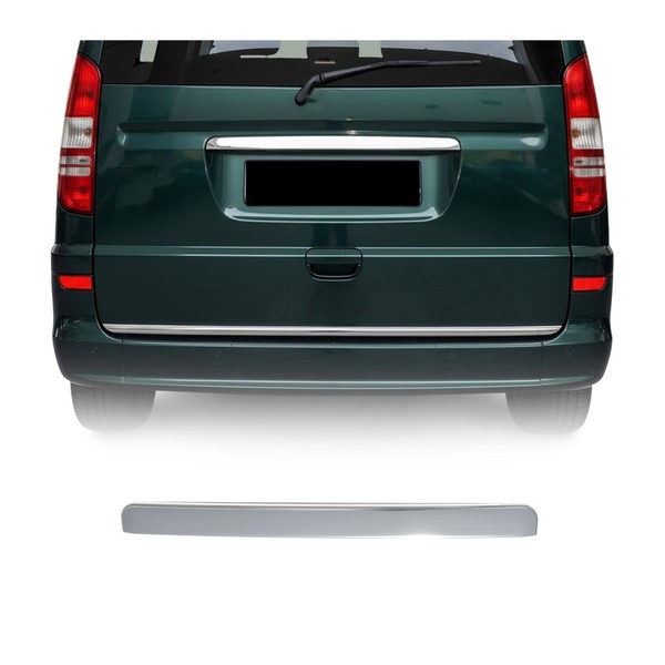 Kofferraumleiste Heckleiste FüR Mercedes Vito W639 2003-2014 Edelstahl Chrom-image