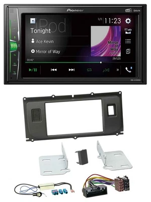 Pioneer 2DIN MP3 DAB USB Bluetooth Autoradio für Land Rover Evoque Blindstopfen - Bild 1 von 4