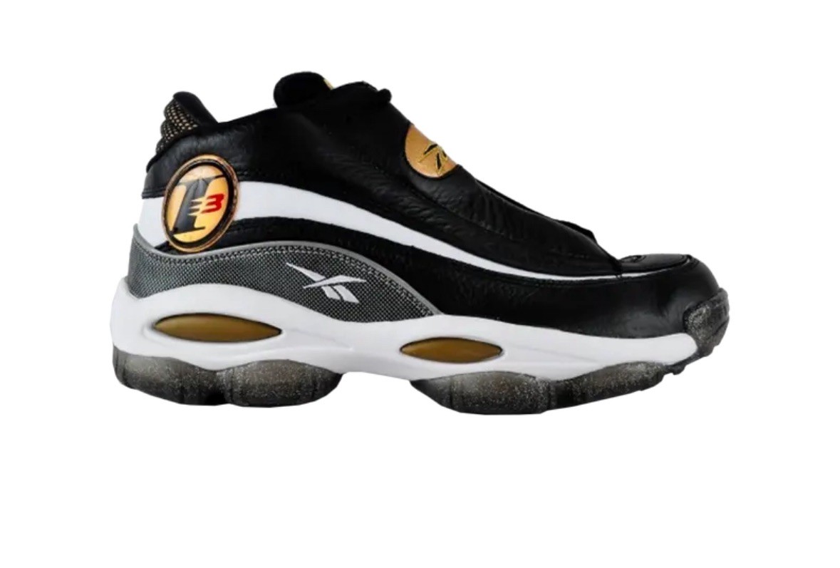 Reebok Answer DMX 2 Black/Gold/White Men's Sneakers Allen Iverson