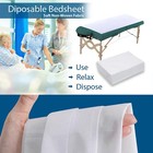 100Pack Disposable Salon Bed Sheets 80x180cm Embossed Non-Woven Exam Table Cover