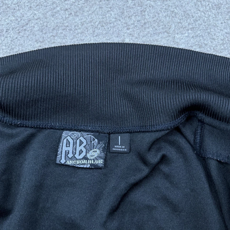 Chaqueta Anchor Azul Para Hombre Talla L Negra Cremallera Completa Estampado Gótico De Colección Y2K Grunge Foto 2 de 4