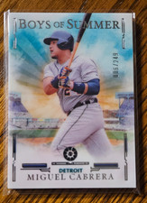 Miguel Cabrera -2025 Boys of Summer Base #/249 No.10 -Detroit Tigers