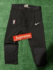 Nike Pro NBA Basketball Padded Knee Tights Kyrie Irving Custom Black AA0760-010