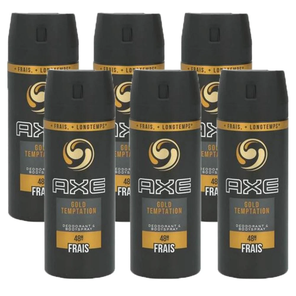 axe gold temptation body spray