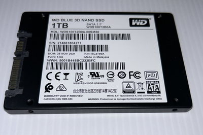 Western Digital WD Blue 3D NAND SATA, 1TB, 2.5