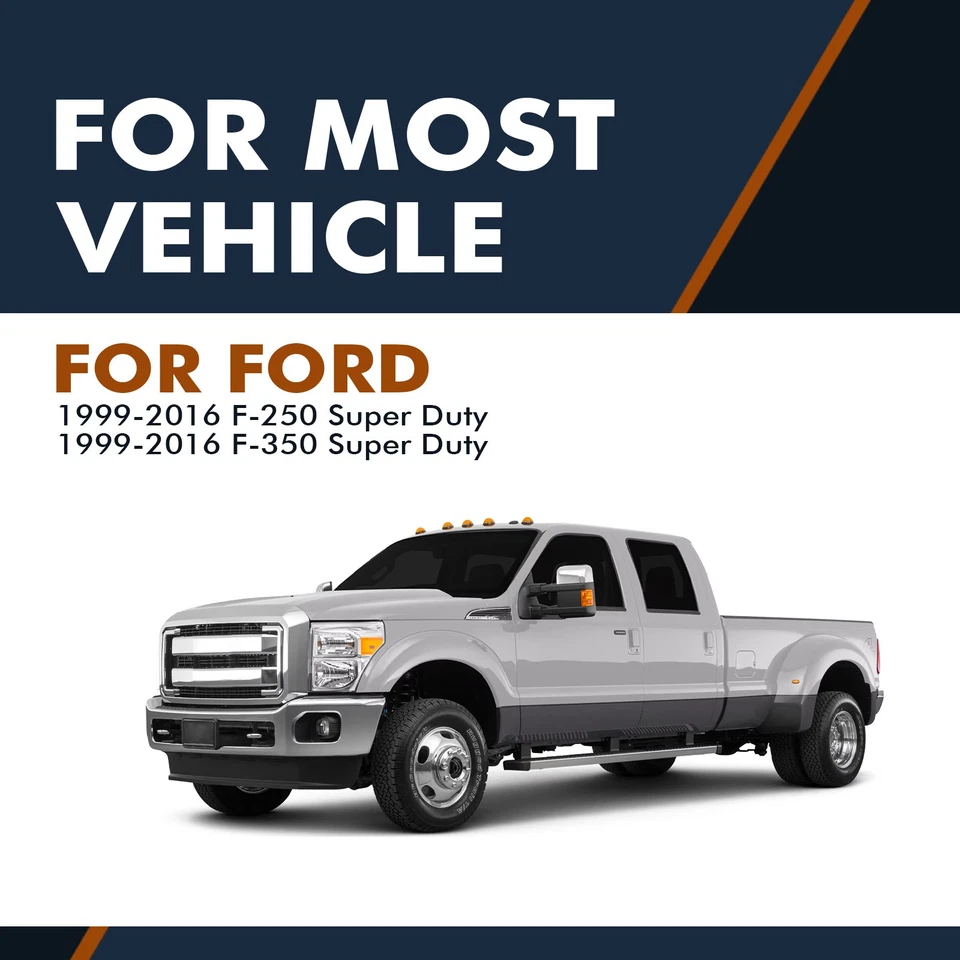 Conjunto 4 maçanetas externas F-R para 1999-2016 Ford F-350 Super Duty textura preta - Imagem 2 de 4