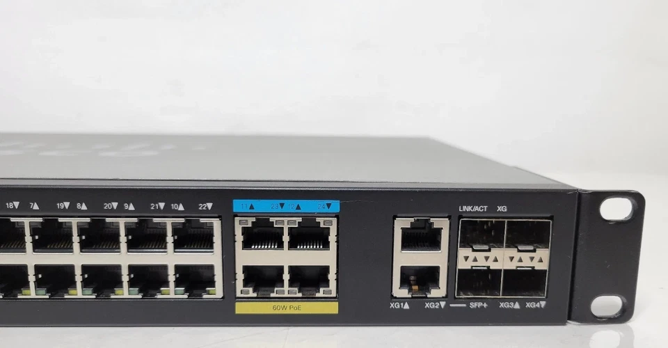 Cisco SG350X-24PD-K9 24-port Gigabit Poe Network Switch SG350X-24PD - Image 3 of 4