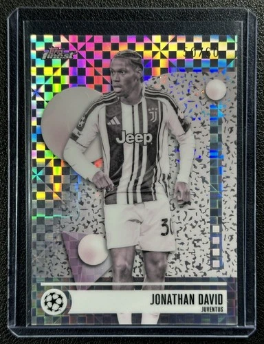 JONATHAN DAVID 2025-26 TOPPS UCC FINEST #154 PEARL CHECKERBOARD REFRACTOR 50/60