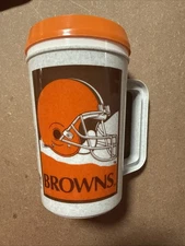 Cleveland Browns NFL Betras Mug Super Thermo Travel Insulated 22oz 1995 Vintage