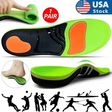 Orthotic Shoe Insoles High Arch Support for Flat Feet and Plantar Fasciitis