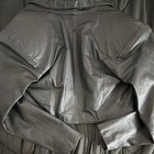 B.B. Dakota Women's Black Leather Jacket Size S Button Front Collared Lined — photo 3