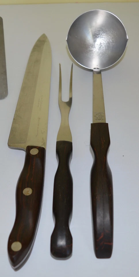 Lote De 9 Utensilios De Cocina Cutco Vintage Inoxidable #13 1021 14 16 (2) 1028 1025 + Foto 2 de 4