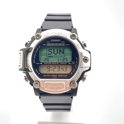 CASIO PRT-30 Digital Watch Black 10 Bar Water Resistant Sensor Auto Light