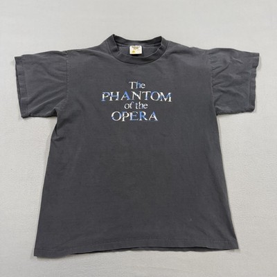 Vintage Phantom Of The Opera Shirt Mens XL Black Tennessee River Graphic Tee 90s