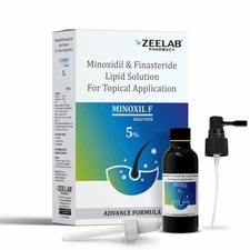 Zeelab Min-F 5 Advance Hair Growth Solution - 60 ml Free  fast Shipping 