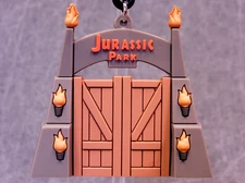 Jurassic Park NEW * The Gates Clip * Blind Bag Series 2 Open Monogram Key Chain