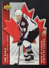 2007-08 Upper Deck McDonald's - Pride of Canada Joe Sakic #PC1