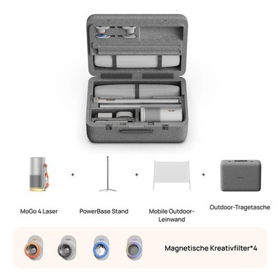 XGIMI MoGo 4 Laser Outdoor Bundle Tragbarer Mini Beamer 550 ANSI Lumen