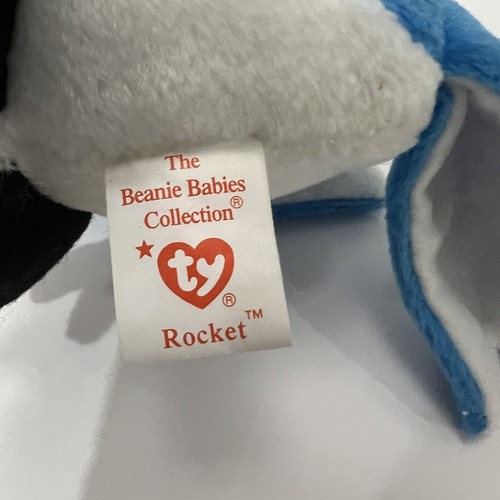 Ty Rocket The Blue Jay Beanie Baby Plush Toy 1998 - Picture 7 of 12