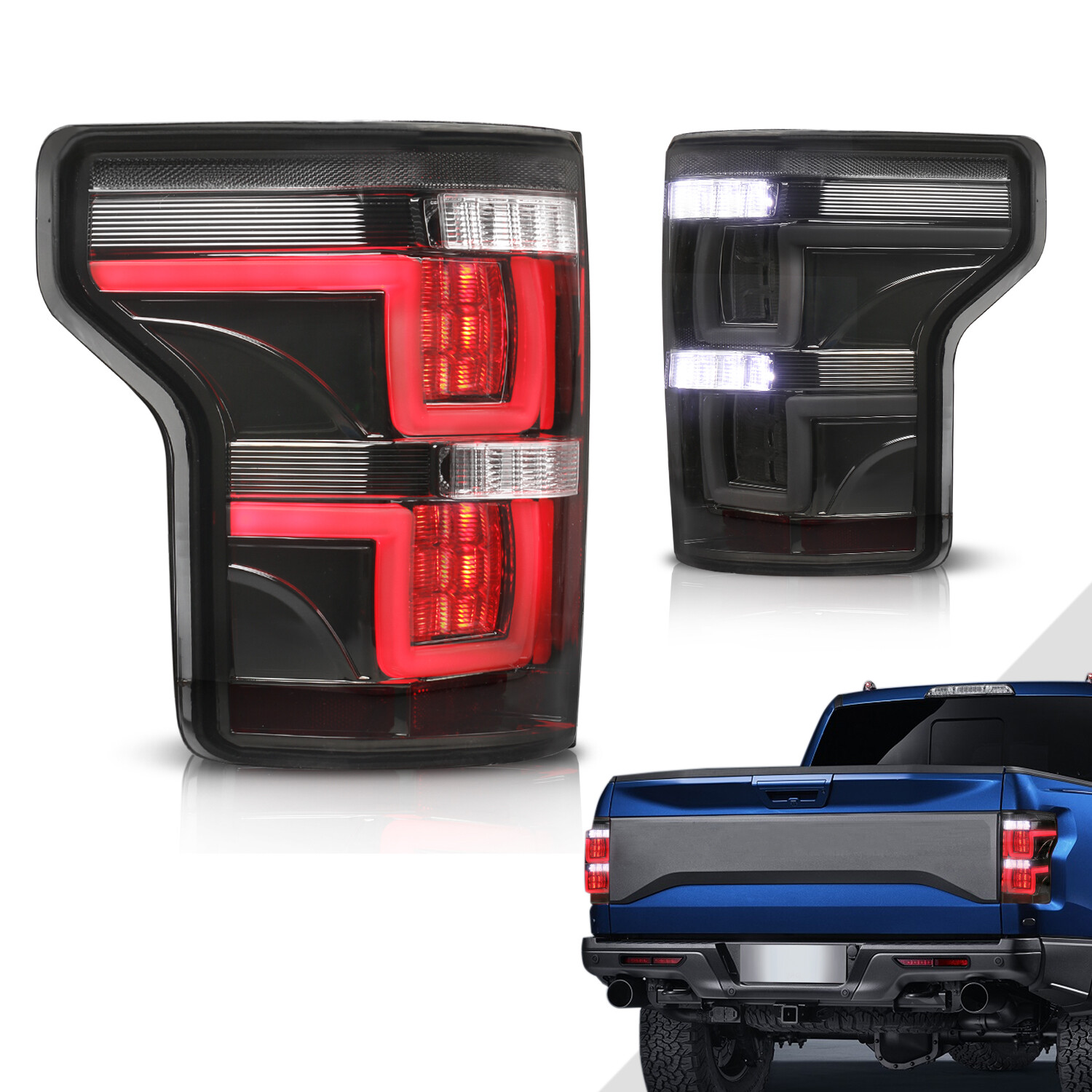 2010 Ford F150 Tinted Tail Lights Shelly Lighting