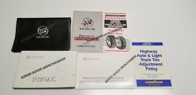 2002 Buick Regal Owners Manual User Guide Book V6 3 8l Ls Gs Fwd Sedan Oem Set Ebay