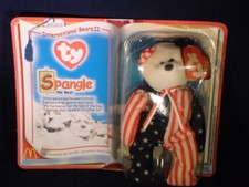 International Bears II Spangle The Bear Ty Teenie Beanie McDonald's    B16-9