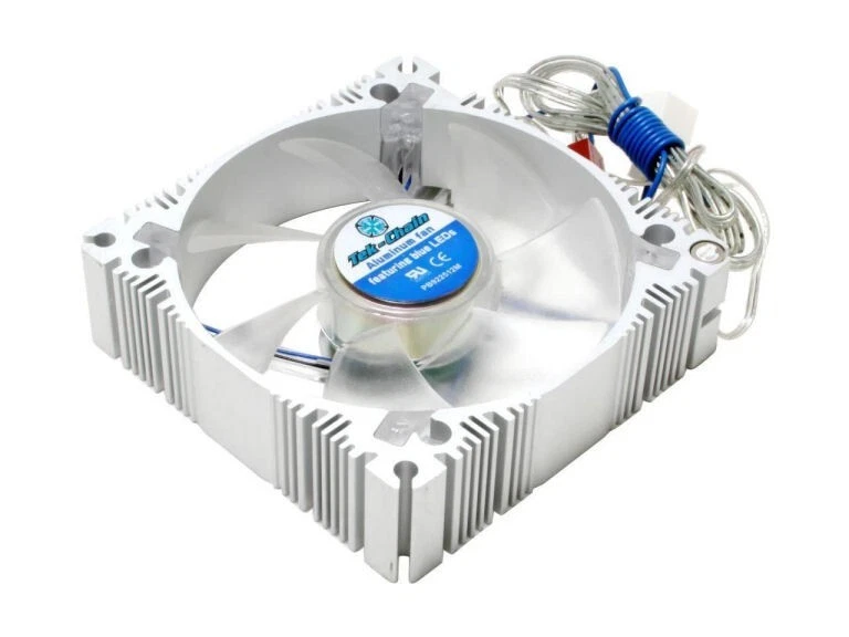 Tek-Chain TC- 9AABS-BL 92mm 4 Blue LED Aluminum Fan - Image 2 of 3