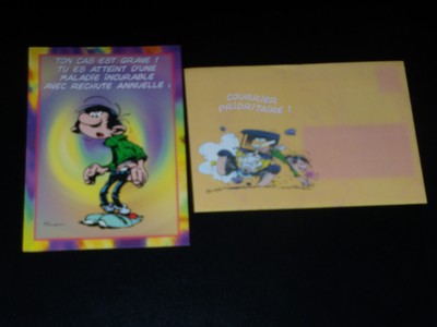 Carte Postale Anniversaire Gaston Lagaffe Franquin Ed Dalix Enveloppe Ebay