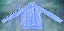 Vintage Nike Men's White Full Zip Track Jacket Size L.