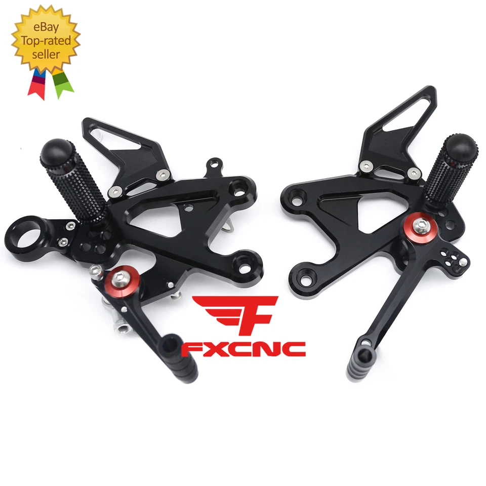 Para Suzuki GSXS1000 GSX-S1000 2015-2024 CNC Reposapiés Rapiés Clavijas Pedal Foto 4 de 4
