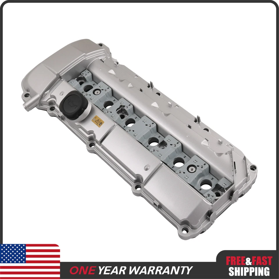 Aluminum Valve Cover For BMW 325i 328i 330i X5 E39 525i 528i E46 1998-2002 Foto 4 de 4