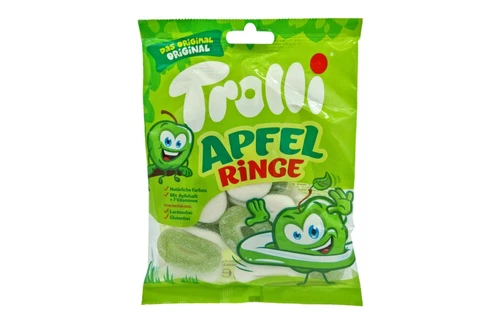 5x bags Trolli sour apple rings gummy candy TRACKED SHIPPING