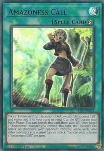 Amazoness Call (Blue) - LDS1-EN024 - Ultra Rare - 1st Edition x3 - Near Mint