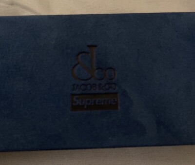 NEW Supreme Jacob & Co Logo Link Bracelet Sterling Silver NEW Supreme Jacob & Co Logo Link Bracelet Sterling Silver
