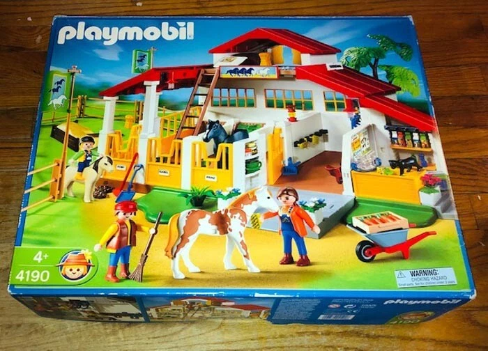 Playmobil - 4190 - Jeu de construction - Centre équestre - Cdiscount Jeux -  Jouets