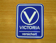 Aufkleber Sticker VICTORIA versichert