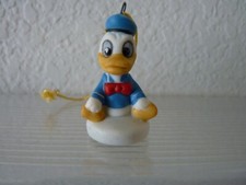 Vtg Disney Schmid Bisque Porcelain Miniature Ornament DONALD DUCK 1.5" Figurine