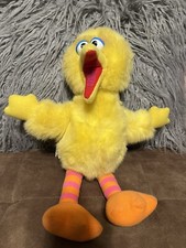 Vintage Big Bird Plush 13" Playskool Sesame Street 1986 70205