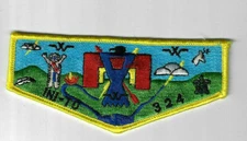 OA Lodge 324 Ini-To S21 Flap Flint River Council Griffin, GA [CD887]