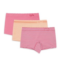Kindly Yours Women's Sustainable Seamless Boyshort Panties 3-Pack XS 0-2 Pink