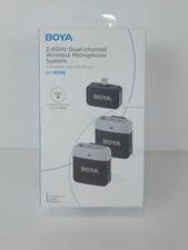Boya BY-M1V6 Wireless Dual Channel Microphone System Type-C Clip On Lav Mics